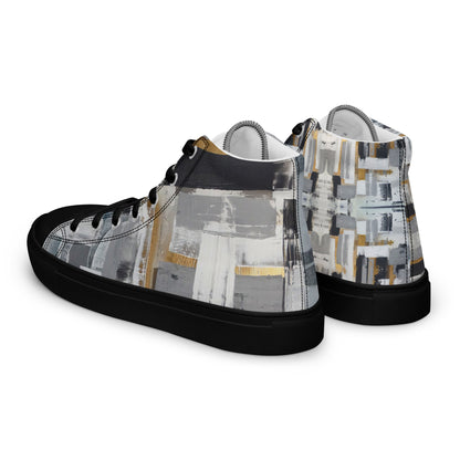 Men’s "Unpair" high top canvas shoes