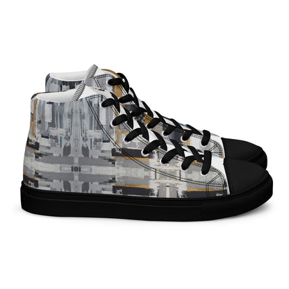 Men’s "Unpair" high top canvas shoes