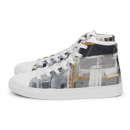 Men’s "Unpair" high top canvas shoes