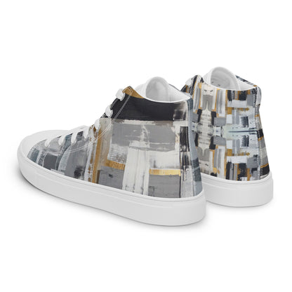 Men’s "Unpair" high top canvas shoes