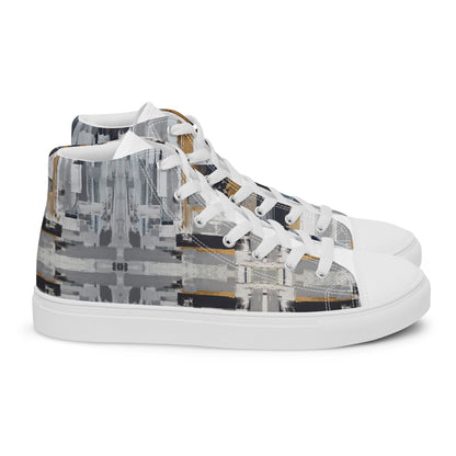 Men’s "Unpair" high top canvas shoes