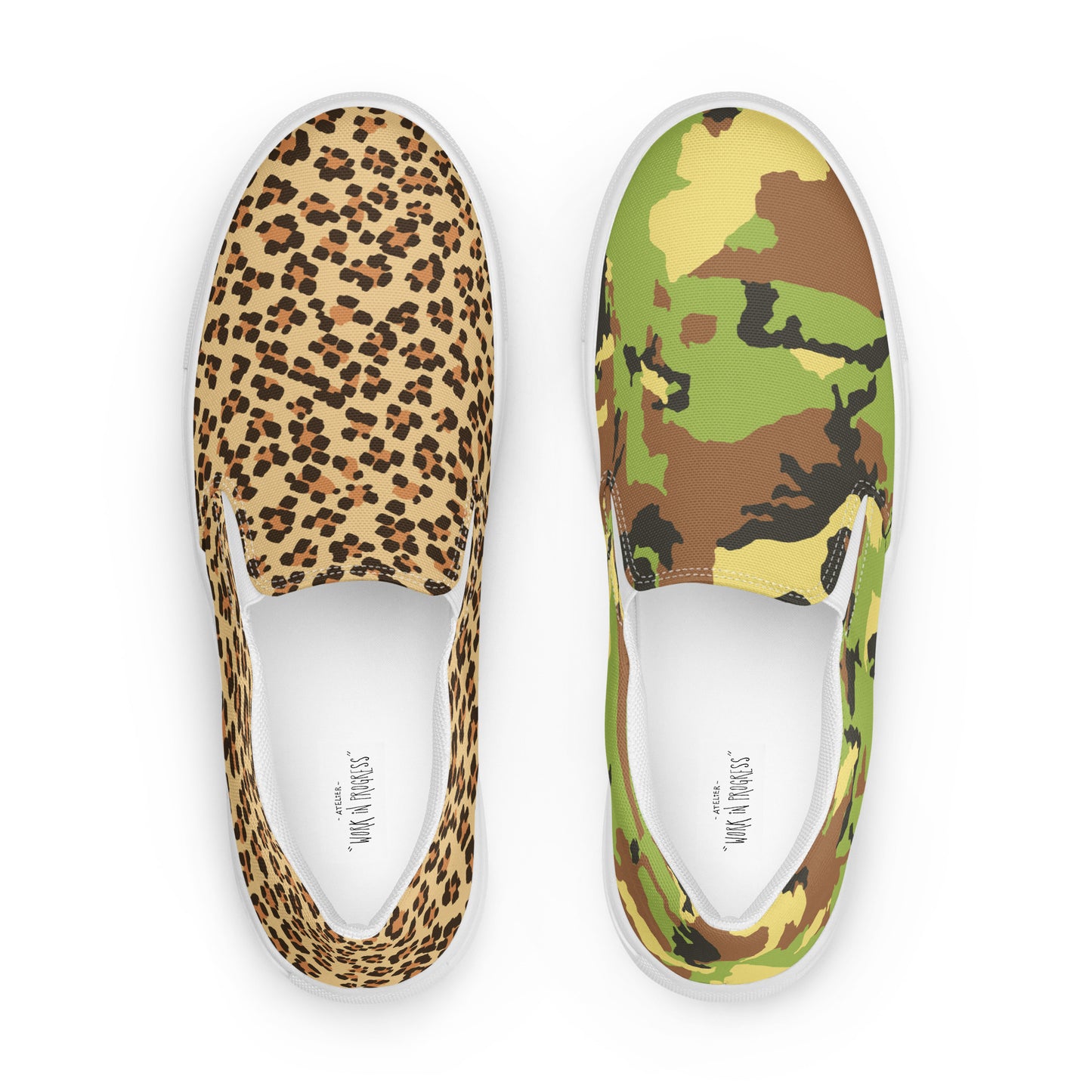 Women’s "UNPAIR" collection slip-on canvas shoes