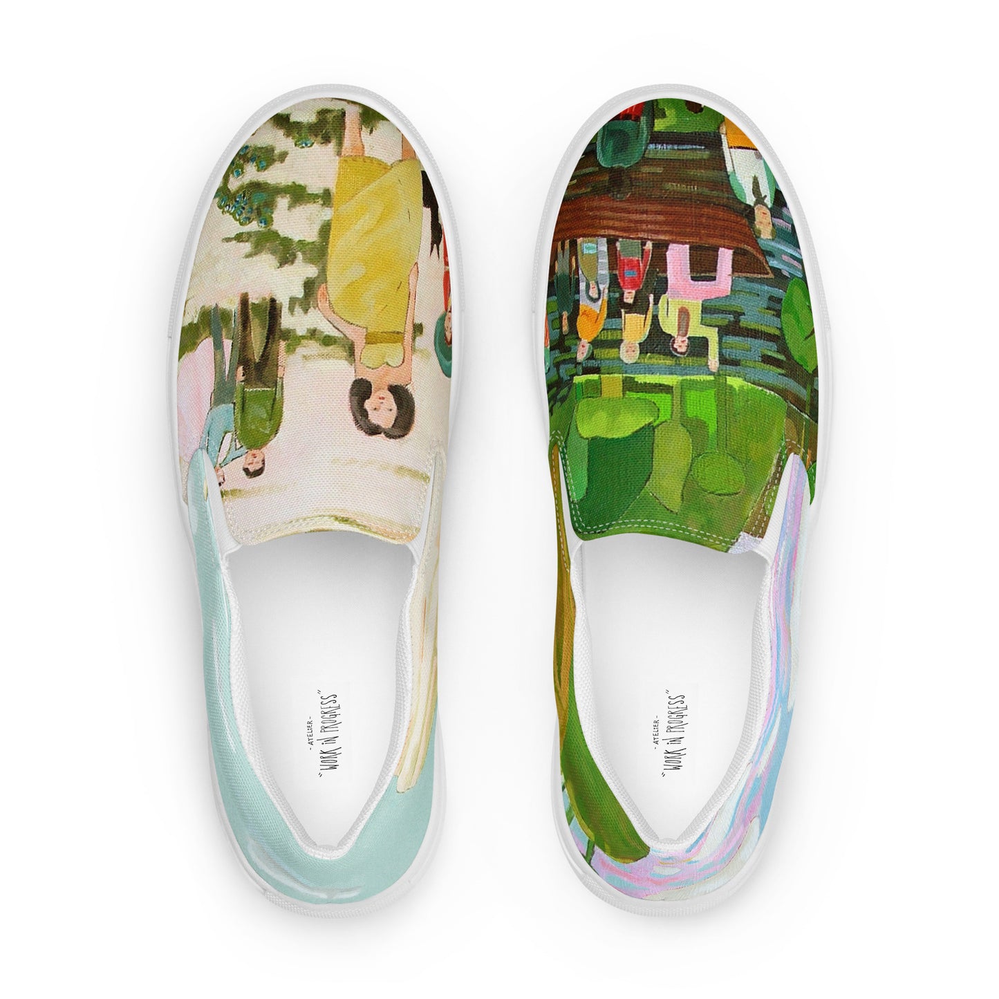 Women’s "Unpair" slip-on canvas shoes