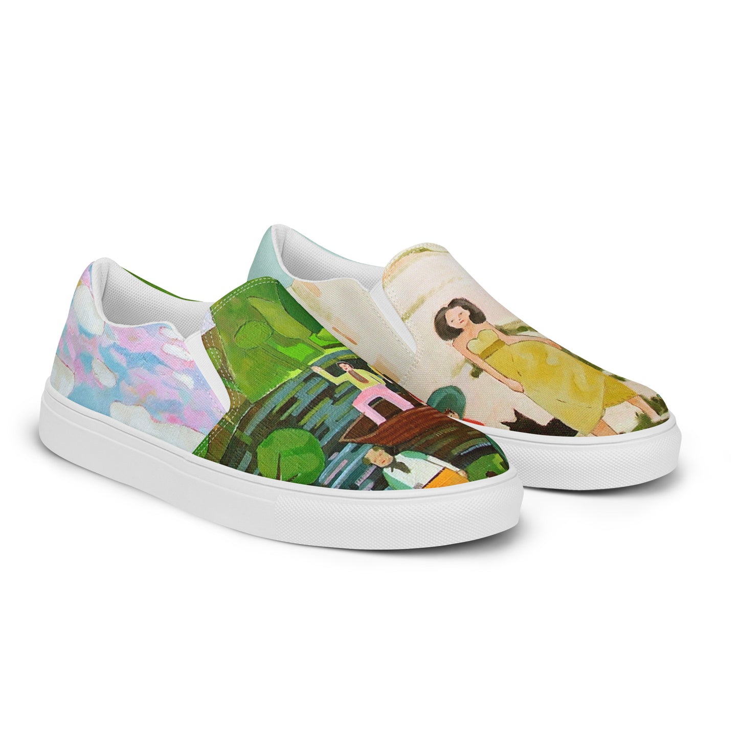 Women’s "Unpair" slip-on canvas shoes